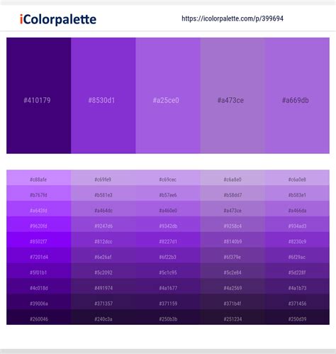 30+ Purple Color Palettes | Curated collection of Color Palettes