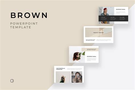 Brown Minimal PowerPoint Template – Slidequest