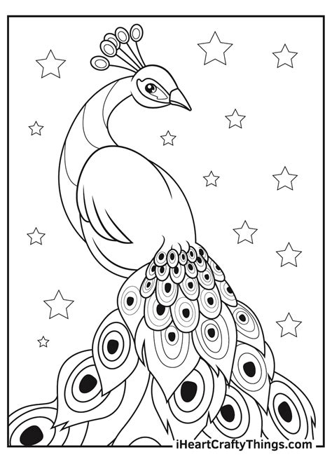 Cute Baby Peacock Coloring Pages Coloring Pages