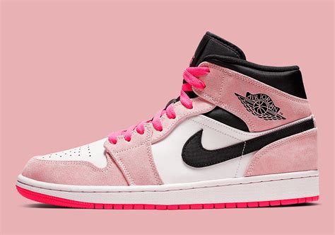 Jordan 1 Mid Crimson Hyper Pink 852542-801 Info | SneakerNews.com