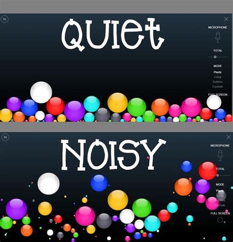 Monitor classroom noise level with this program. Great visual for students to see how no ...