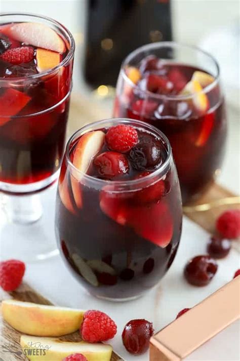 Cherry Red Wine Sangria - Celebrating Sweets