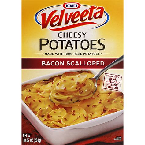 Kraft Velveeta Bacon Scalloped Cheesy Potatoes 10.52 oz. Box | Potatoes & Stuffing | Foodtown