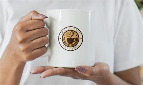 Free Logo Branding Coffee Cup Mockup Design - Mockup Planet