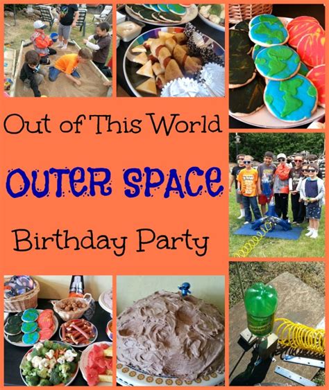 Blast Off to Adventure with an Outer Space Kid's Birthday Party - Mommy Kat and Kids