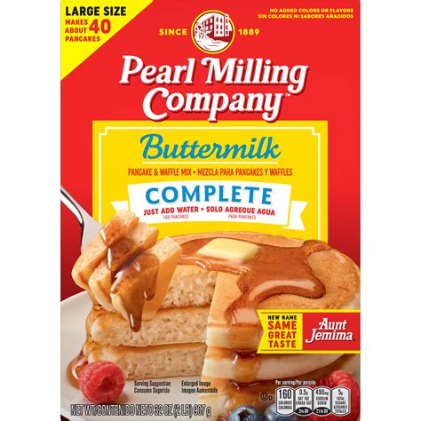 Aunt Jemima Complete Pancake Mix Recipe On Box | Dandk Organizer