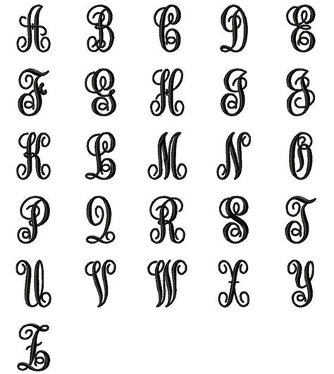 Lexi Monogram Embroidery Font | Monogram fonts, Embroidery fonts, Free monogram fonts