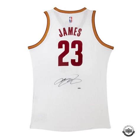 LeBron James Signed Cleveland Cavaliers Authentic Adidas Home Jersey