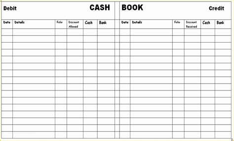 Ledger Sheet Template Free Of 10 Rental Ledger Templates Pdf | Heritagechristiancollege