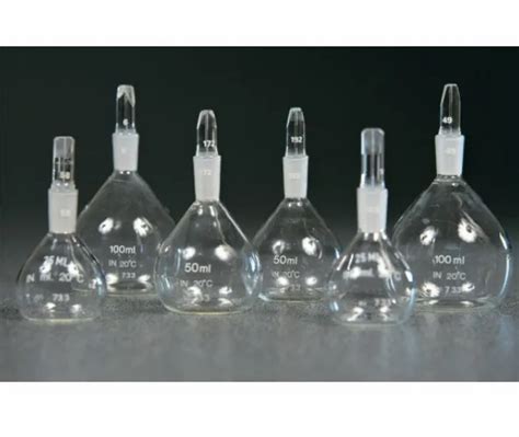 lab Density Bottle at best price in New Delhi by J. S. Enterprises | ID: 11641767655