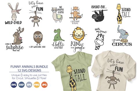 Funny Animals SVG Bundle