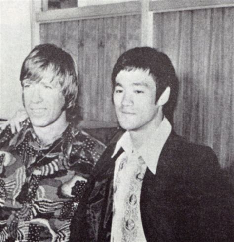 Bruce Lee and Chuck Norris (1972) : r/OldSchoolCool