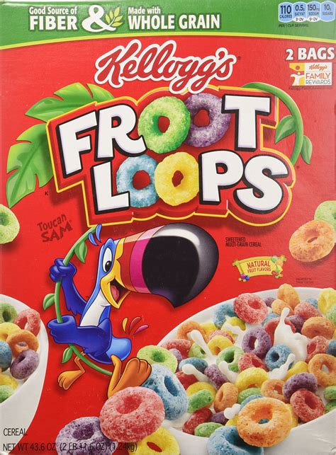 Buy Kellogg's Froot Loops Cereal 43.6 Total Ounce Two Bag Value Box Online at desertcartUAE