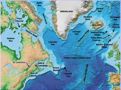 Atlantic Ocean Floor Topography Map | Viewfloor.co