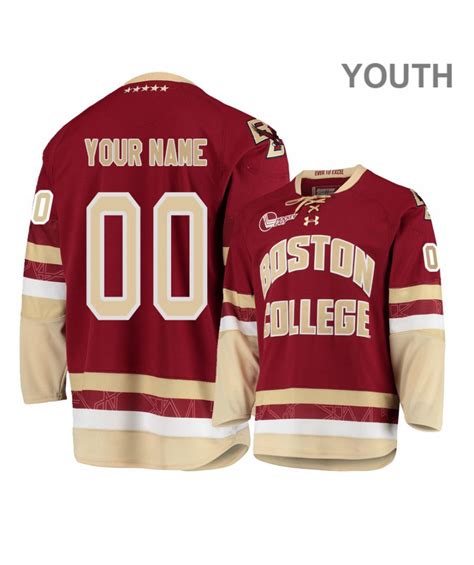 Custom Boston College Eagles Hockey Jerseys