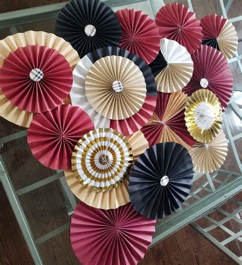 diy paper fans for backdrop | Paper fan decorations, Paper fans, How to make paper