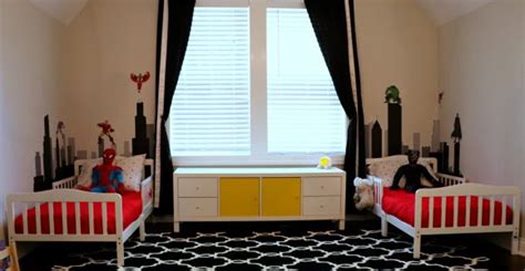 Modern Superhero Themed Room for Toddlers · Urban Mom Tales