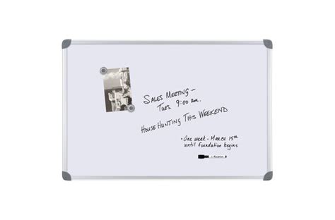 Quartet Magnetic Dry-Erase Board, 36" x 24", Euro Style Aluminum Frame | Whiteboards | Quartet