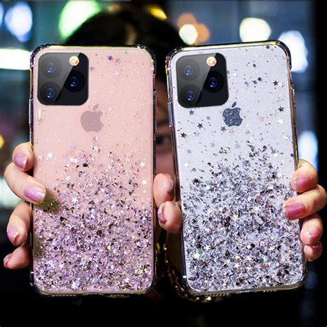 Glitter Bling Sequins Soft TPU Phone Case For Iphone 11 Pro Max | Glitter phone cases, Phone ...