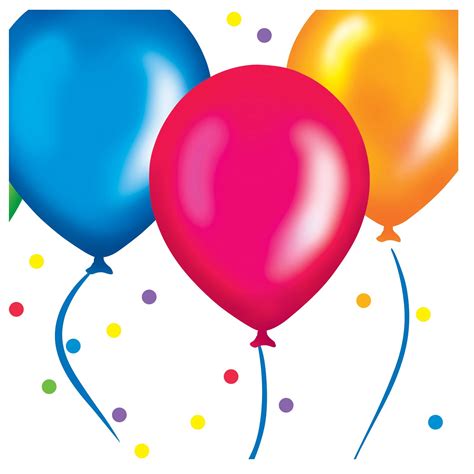 happy birthday balloons png - Clip Art Library