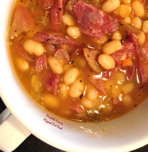 Slow-Cooker Ham and Navy Bean Soup