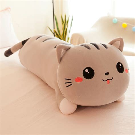 Giant cat pillow plush toy squishy stuffed - Goods Shopi