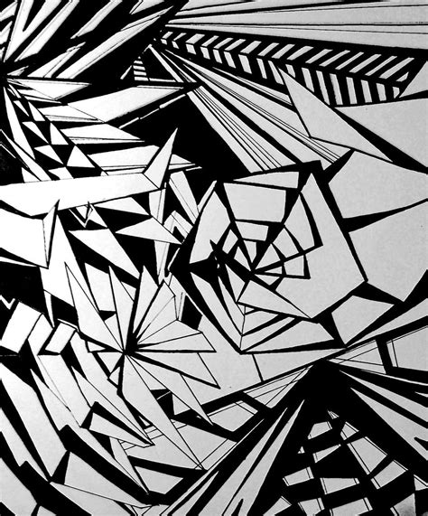 Geometric Abstract Drawing by starfruit121 on DeviantArt