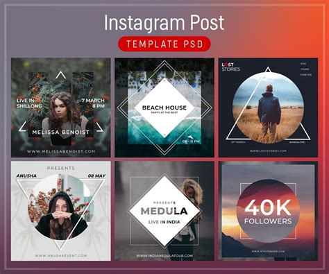 Instagram Post Template Psd Free - Nisma.Info