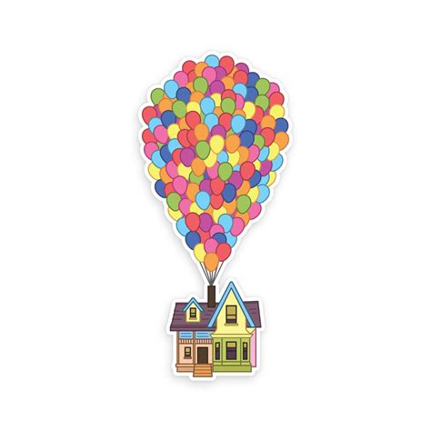 Up House Sticker / up Balloons Decal / up Movie Inspired - Etsy