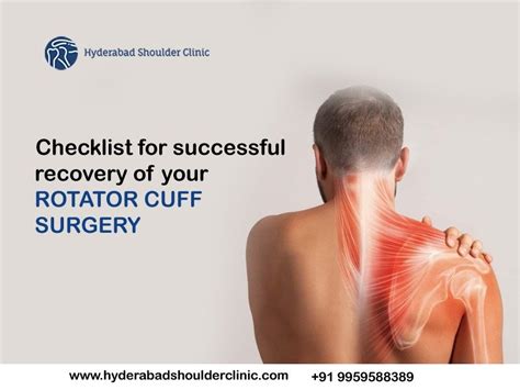 Rotator Cuff repair Surgery. - shoulder clinic Hyderabad