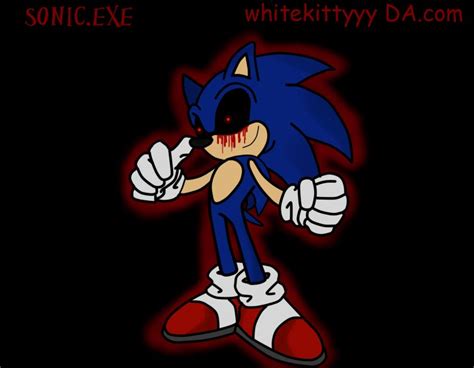 (creepypasta) Sonic.exe by whitekittyyy on DeviantArt