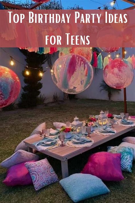 Top Birthday Party Ideas for Teens - momma teen