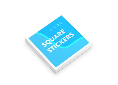 Houston Square Stickers printing – best price | bannerprintinghouston.com