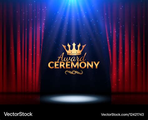 Award ceremony design template event Royalty Free Vector