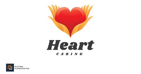 Heart Caring - Logo Template, Logos ft. love & care - Envato Elements