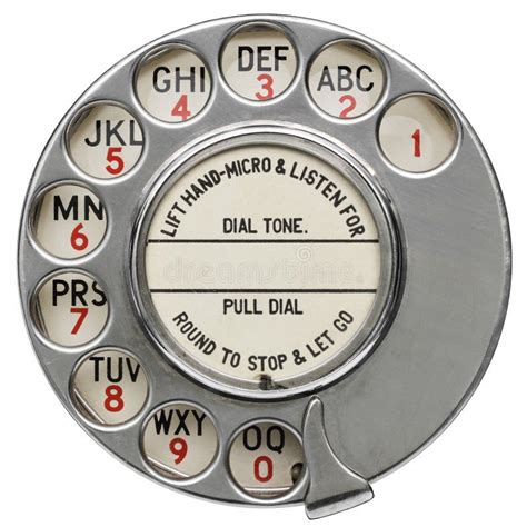 Vintage Old Rotary Telephone Dial Stock Photo - Image of technology, chrome: 78755076