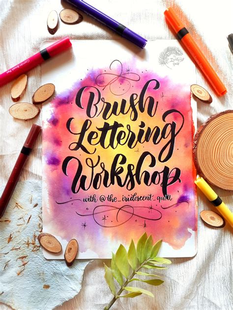 Brush Lettering – Three Days Online Workshop | Bloom & Grow