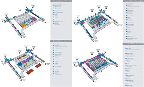 Bangkok Suvarnabhumi Airport Map