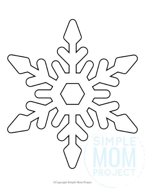 a snowflake that has been cut out and is ready to be colored