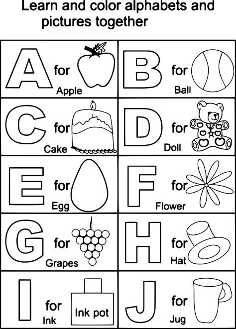 Pin on Kids & Baby Stuff | Abc worksheets, Coloring worksheets for kindergarten, Kindergarten ...