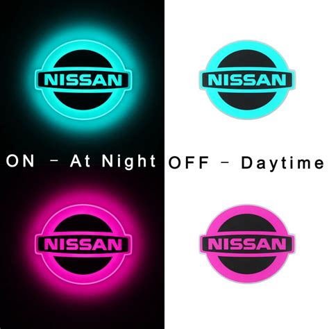 Illuminated Old Nissan LOGO Custom Emblem Lighting For Nissan Leaf