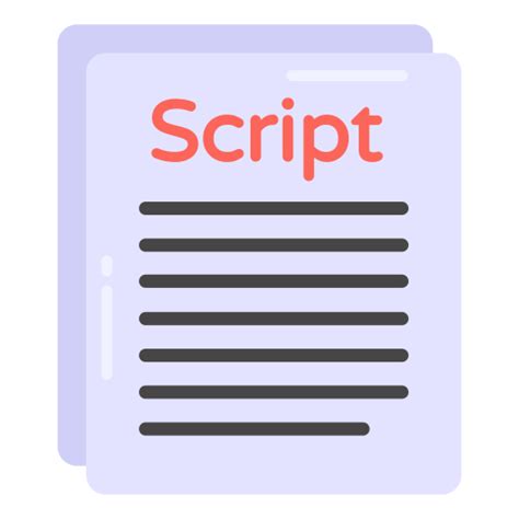 Script Generic Flat icon