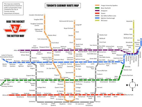 Toronto New Subway Line Map