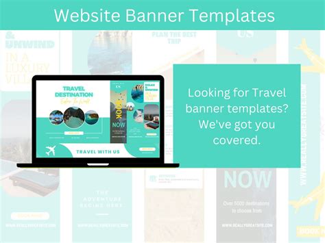 Website Banner Canva Template Design Custom Web Banner - Etsy