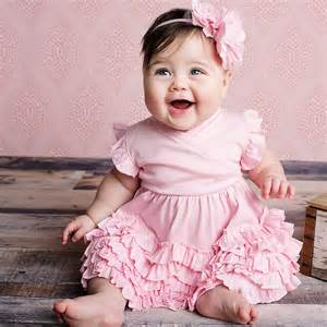 Lemon Loves Layette Pink Baby Dress - Mia in Pink