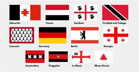 Red White and Black Flag: +20 Country Flags - Eggradients.com