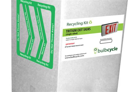 Tritium Exit Signs Archives - BulbCycle: Fluorescent Bulb & Lamp Disposal