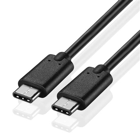 USB Type C to Type C Cable, USB-C to USB-C Cable Adapter Connector Plug Wire Cord, High Speed ...