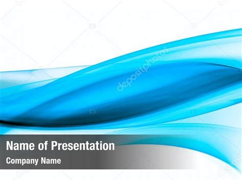 Abstraction abstract blue with text PowerPoint Template - Abstraction abstract blue with text ...