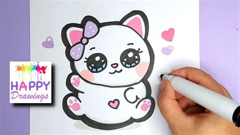 Cute Kitten Drawing